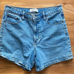 Abercrombie & Fitch Blue Denim Shorts